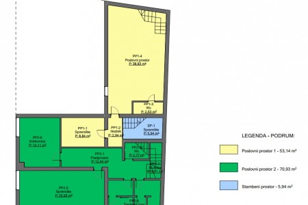 Osijek &ndash; Martina Divalta | Poslovni prostor 364 m&sup2; 