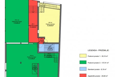 Osijek &ndash; Martina Divalta | Poslovni prostor 364 m&sup2; 